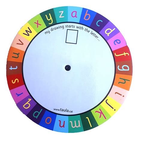 Free Printable Alphabet Wheels